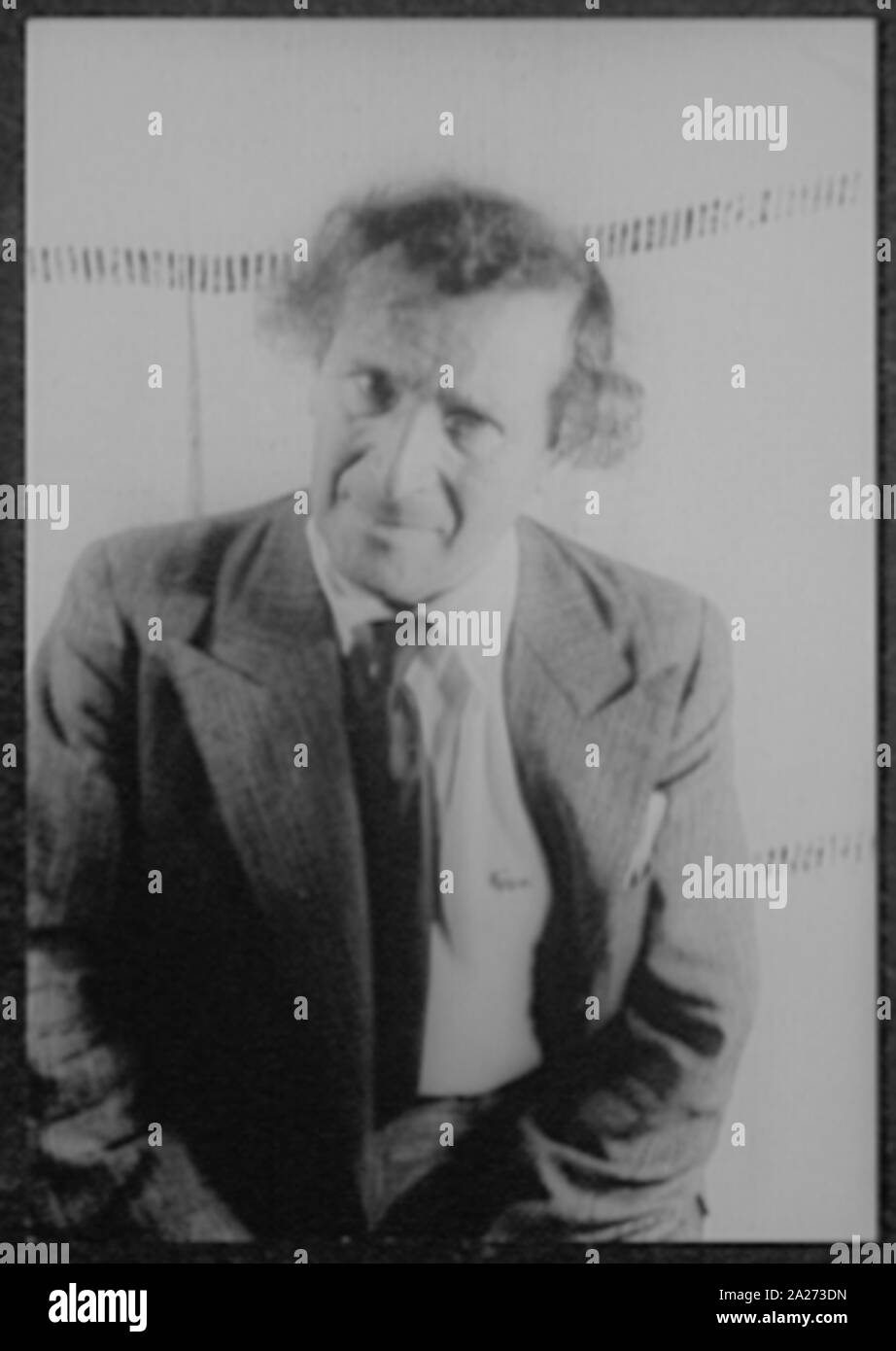 Portrait von Marc Chagall Stockfoto