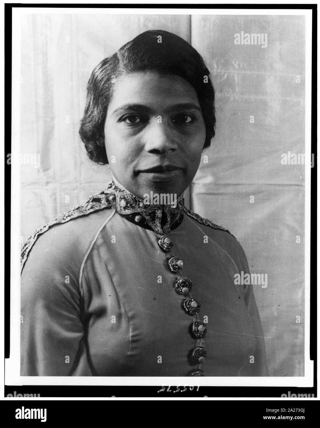 Portrait von Marian Anderson Stockfoto