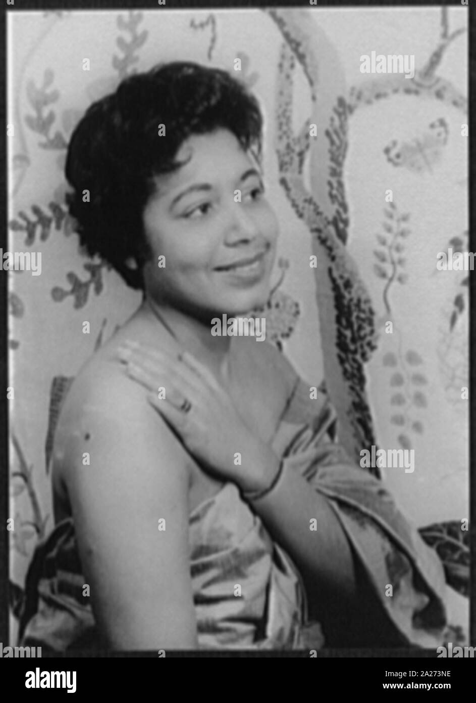 Portrait von Mattiwilda Dobbs Stockfoto