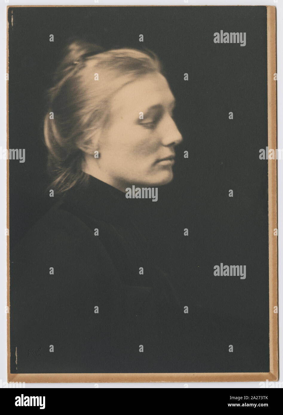 Portrait von Miss E.H. Stockfoto Portrait von Miss E.H. Stockfoto