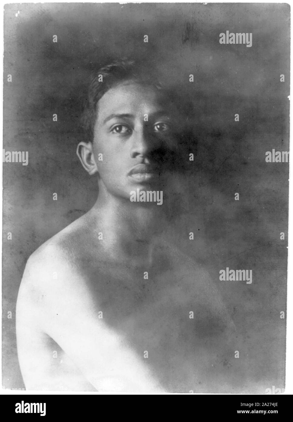 Portrait von Spanish-Hawaiian boy Stockfoto