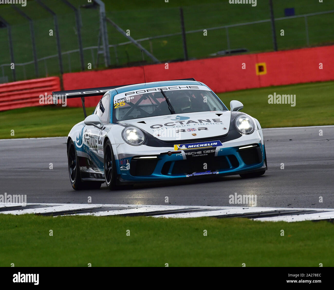 Tom Roche, Porsche 911 GT3 Cup, Porsche Carrera Cup Großbritannien 2019, BTCC Silverstone, Sonntag, 29 September, 2019, Autosport, British Touring Car Stockfoto