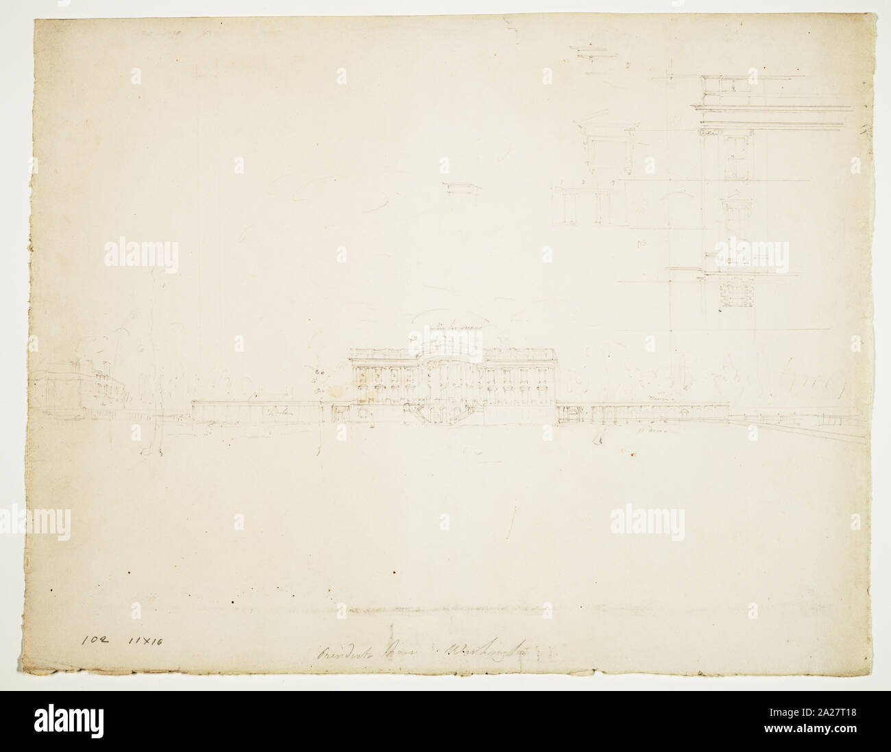 President's Haus, Washington Stockfoto