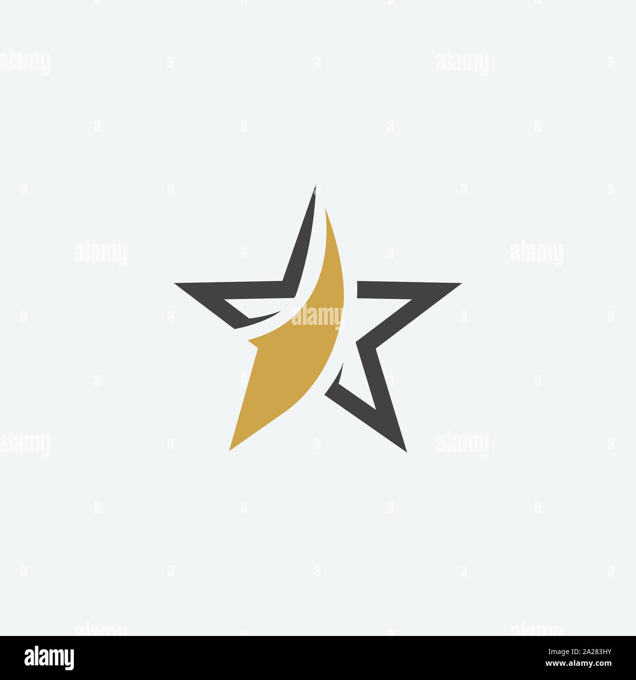 Star Logo Design Template. Luxury star Vektor icon. Star Logo Designs lieferbar Vorlage. Star elegante Vektor icon Stock Vektor