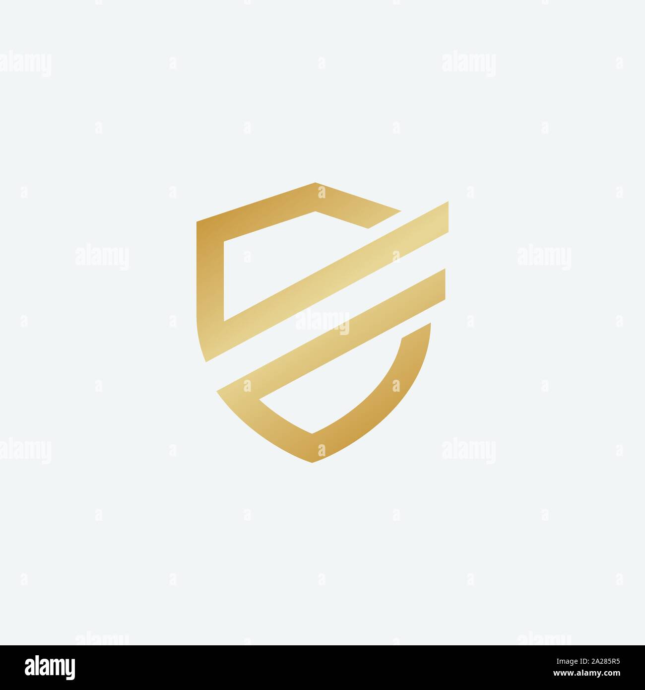 Schild Icon Design Illustration, Shield Logo Design vorlage, Sicherheit, schützen, Logo Logo icon Stock Vektor