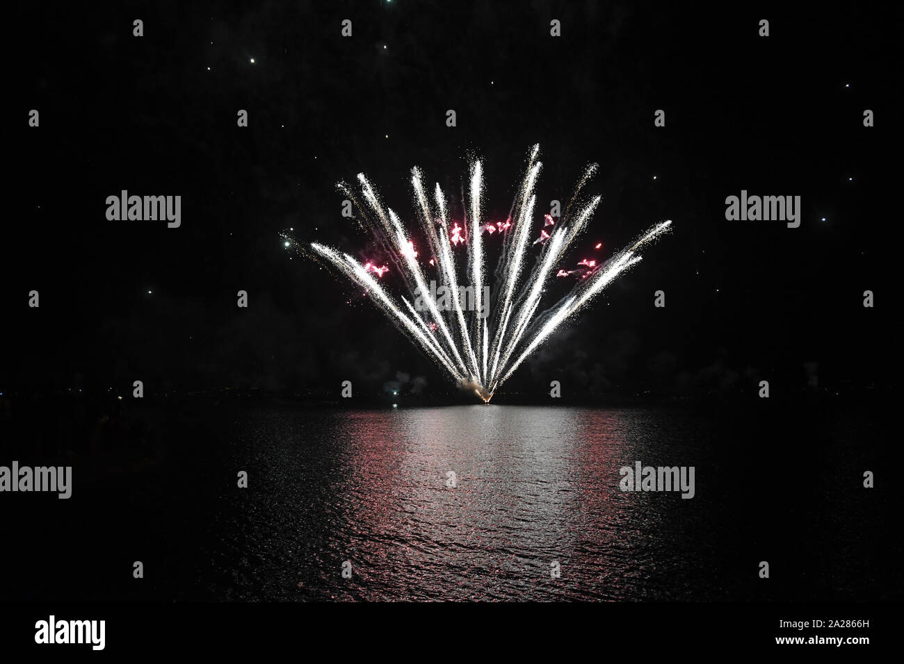 Reggio Calabria 17 Sep 2019 - Festa Madonna della Consolazione, fuochi d'artificio Credit: Giuseppe Andidero Stockfoto