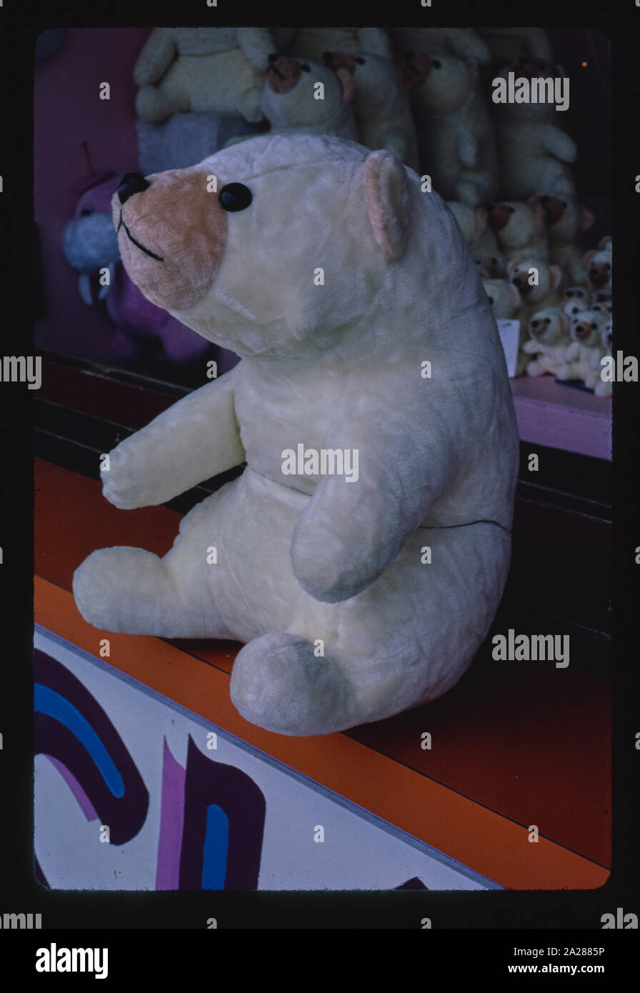 Preise Bär am Spiel stand, in Seaside Heights, New Jersey Stockfoto