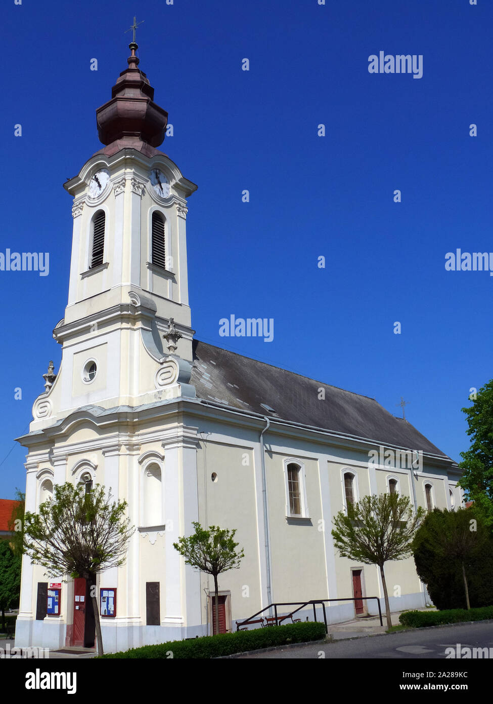 Römisch-katholische Kirche, Devecser, Ungarn, Magyarország, Europa Stockfoto