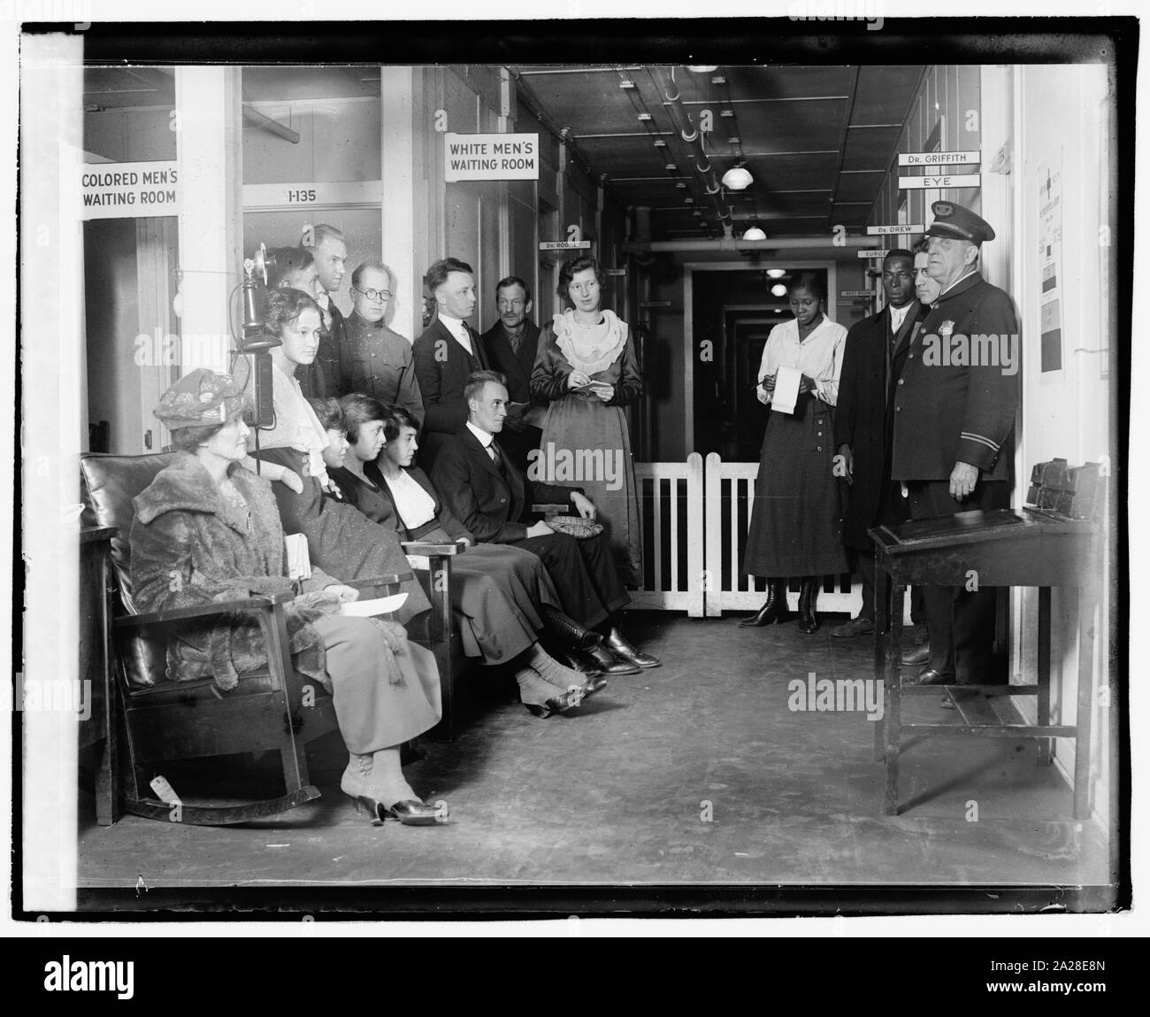 Öffentliche Gesundheit despensary, 11/15/20 Stockfoto