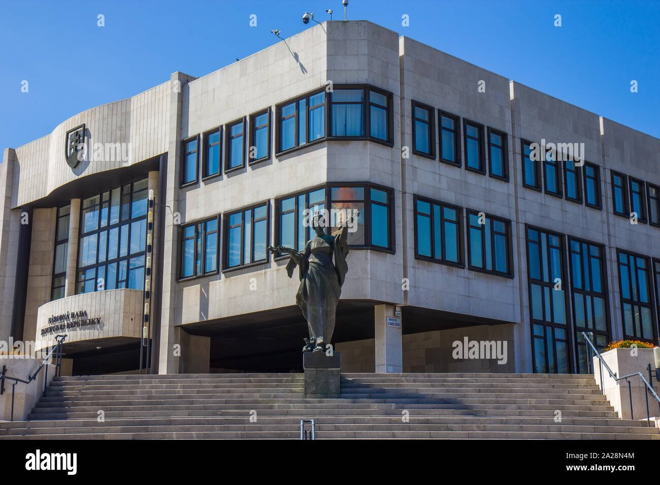 Den Nationalen Rat der Slowakischen Republik, Bratislava Stockfoto
