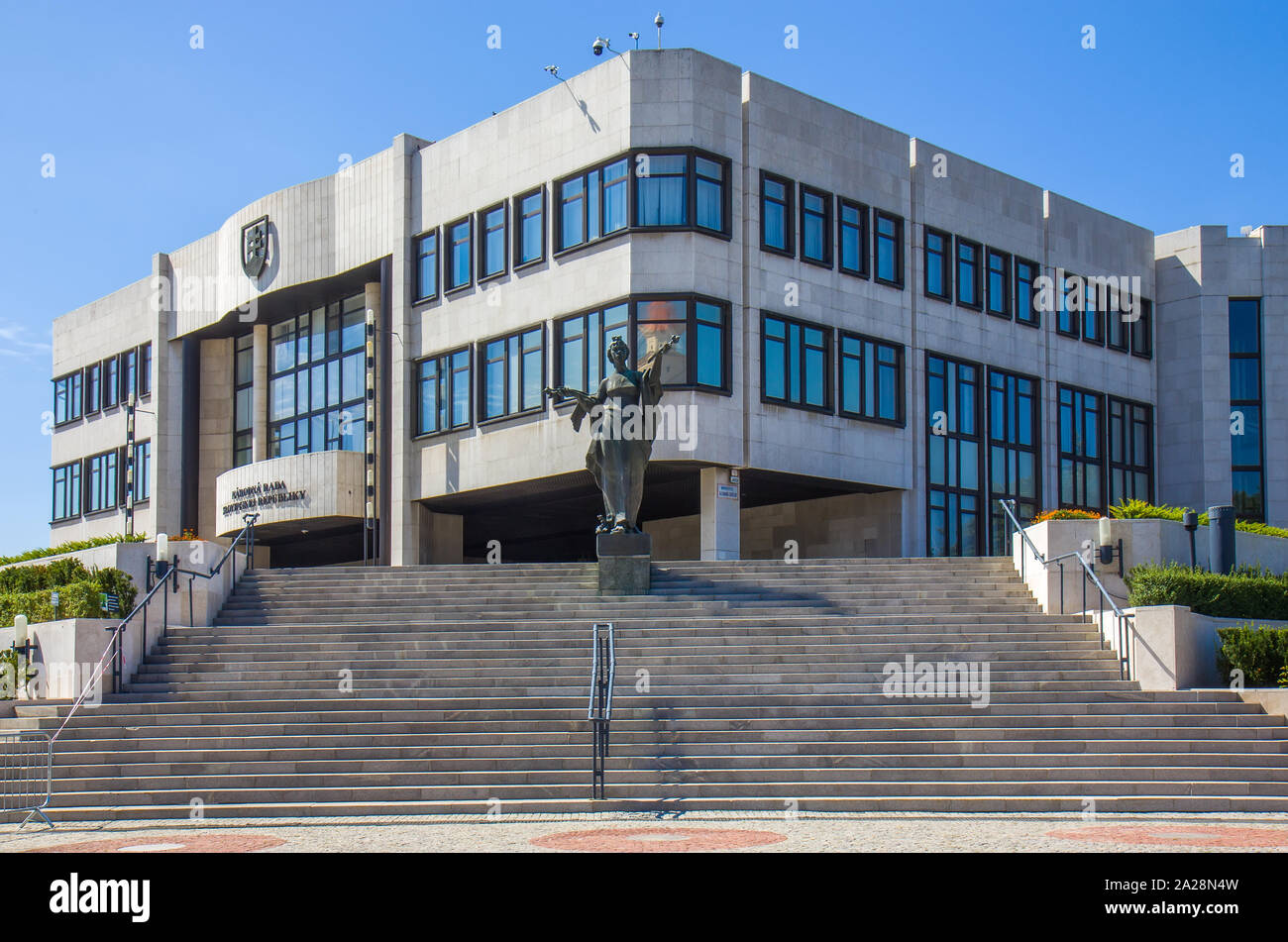 Den Nationalen Rat der Slowakischen Republik, Bratislava Stockfoto