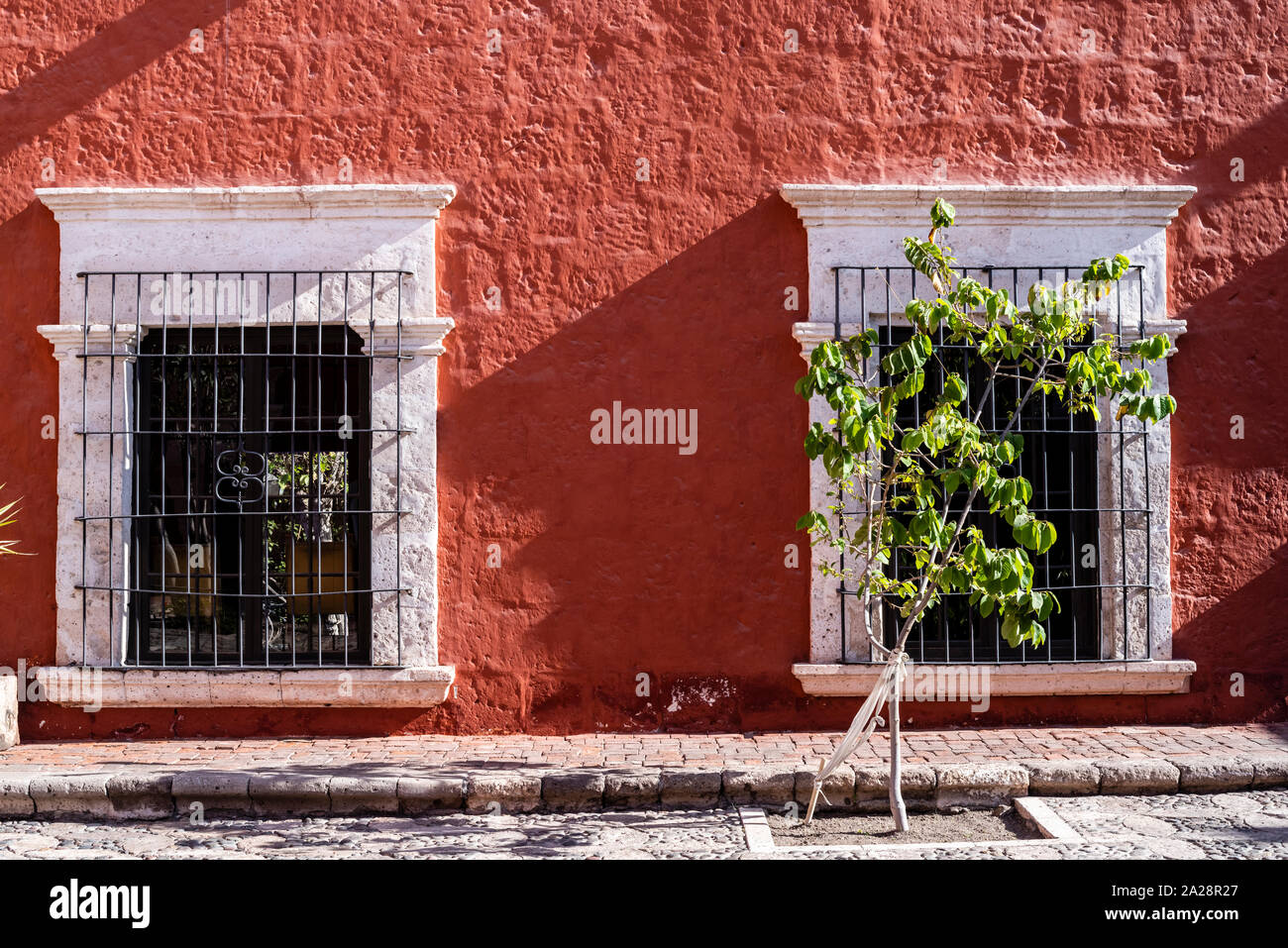 La Casa del Moral (1730), Stadt Arequipa, Peru, Südamerika. Stockfoto