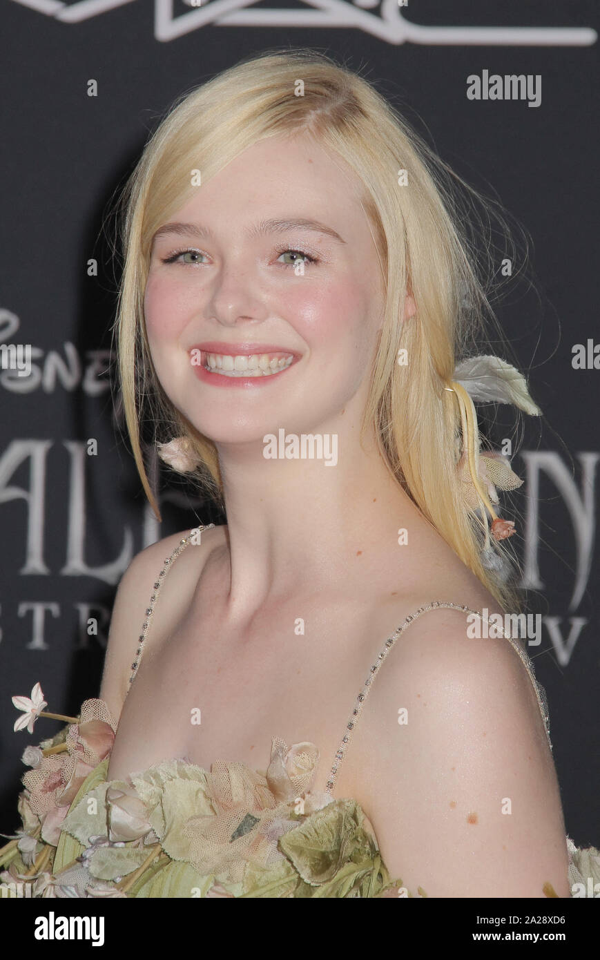 Elle Fanning 09/26/2019 Die Weltpremiere von "aleficent: Herrin des Bösen" gehalten am El CapitanTheater in Los Angeles, CA. Foto von I. Hasegawa/HNW/PictureLux Stockfoto