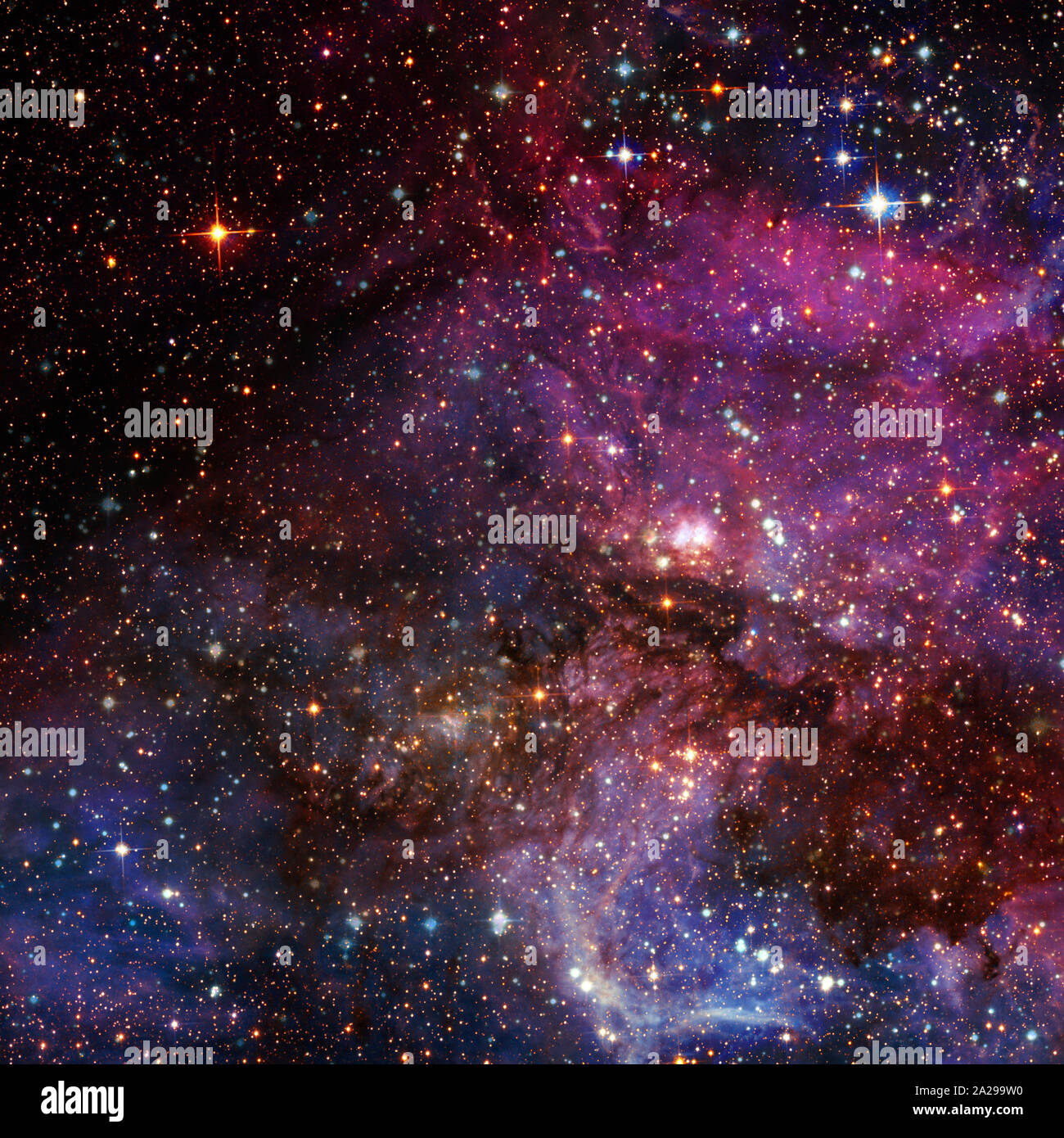 Kosmos. Abstrakte Weltraum Wallpaper. Elemente dieses Bild von der NASA eingerichtet Stockfoto