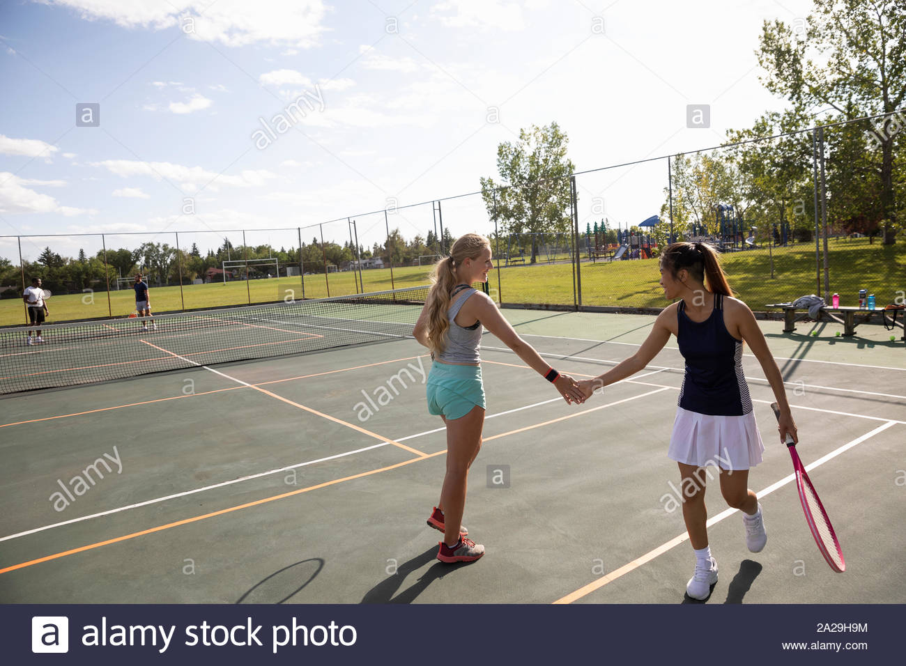 Street Tennis Club Mädchen Sport-Set – Tanktop & Rock Mit Integrierter Shorts, Farbblock-Design