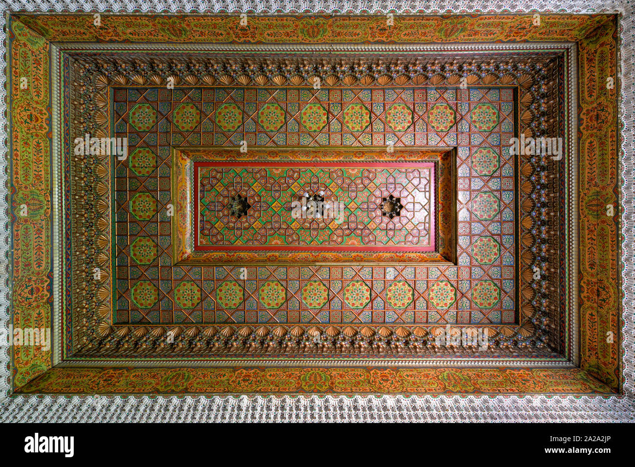 Samarkand, Usbekistan - Juli 11, 2019: Die regionale Studien Museum in einem alten jüdischen Merchant House in Samarkand, Usbekistan. Stockfoto