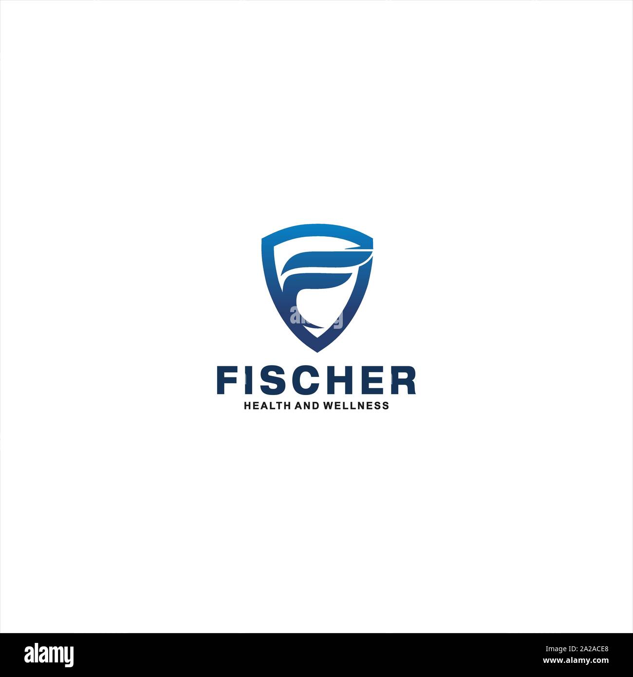Erste Logo für F Stock Vektor