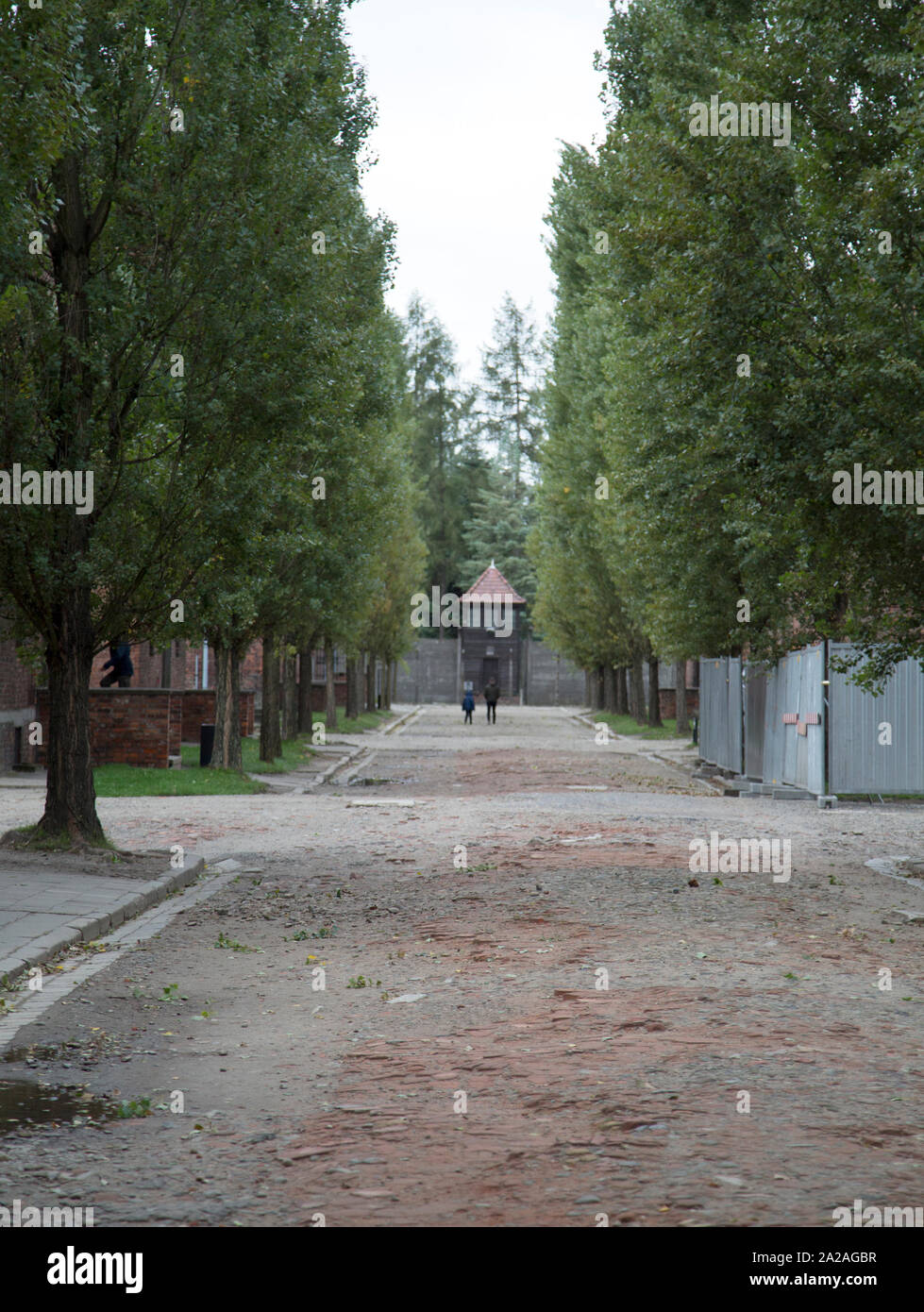 Gefängnis Baracke Bausteine im Konzentrationslager Auschwitz I, Auschwitz, Polen Stockfoto