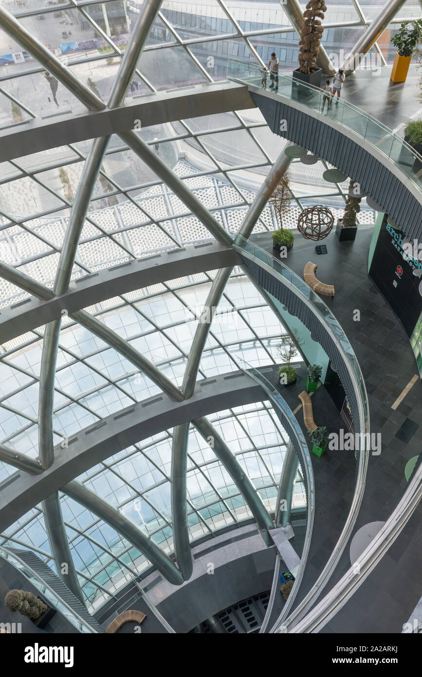 "Nur Alem"-Pavillon auf der EXPO 2017 Der Nur-Sultan, Kasachstan Stockfoto