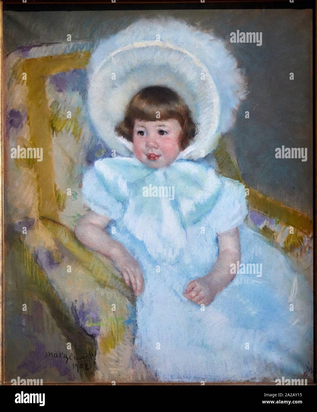 ''' Portrait de Louise-Aurore Villeboeuf enfant'', 1902, Mary Cassatt (1844-1926), Musée d'Orsay, Paris, Frankreich, Europa Stockfoto