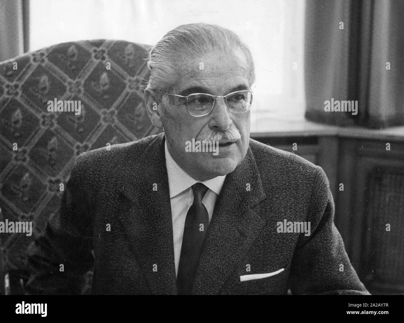 Gustav Schickedanz, Leiter und Gründer der Versandhändler Quelle. Stockfoto