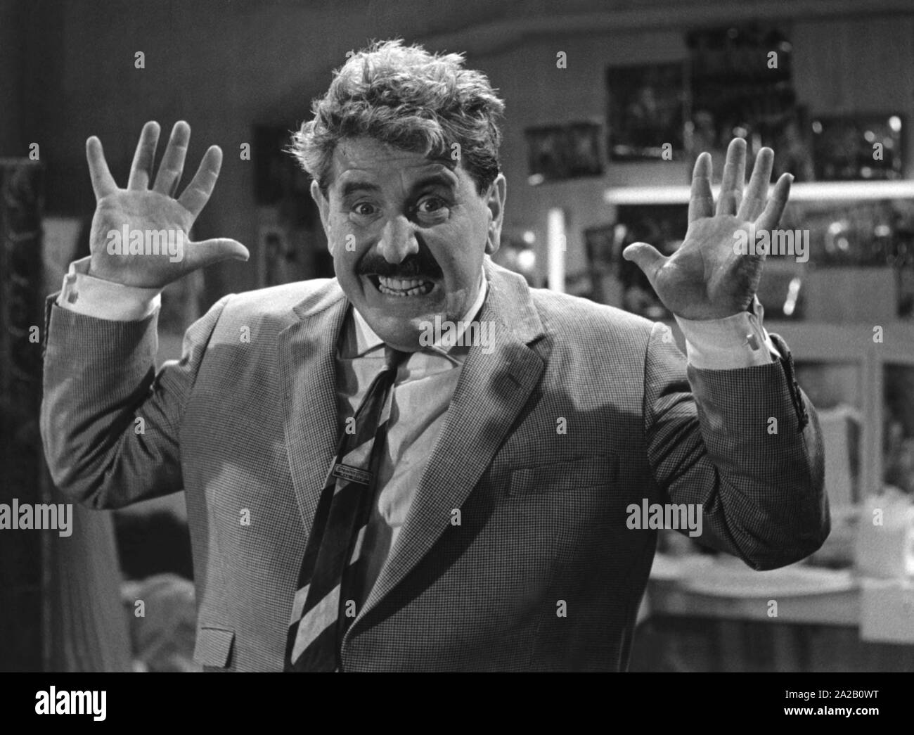 Willy Millowitsch, deutscher Schauspieler, in dem Film "Der wahre Jakob". Stockfoto