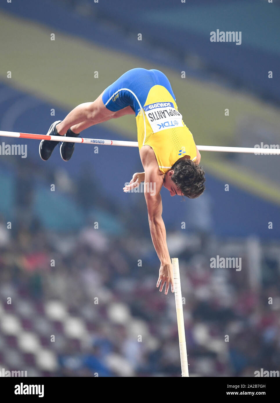 Armand Duplantis (Schweden). Stabhochsprung Männer Silbermedaille. IAAF