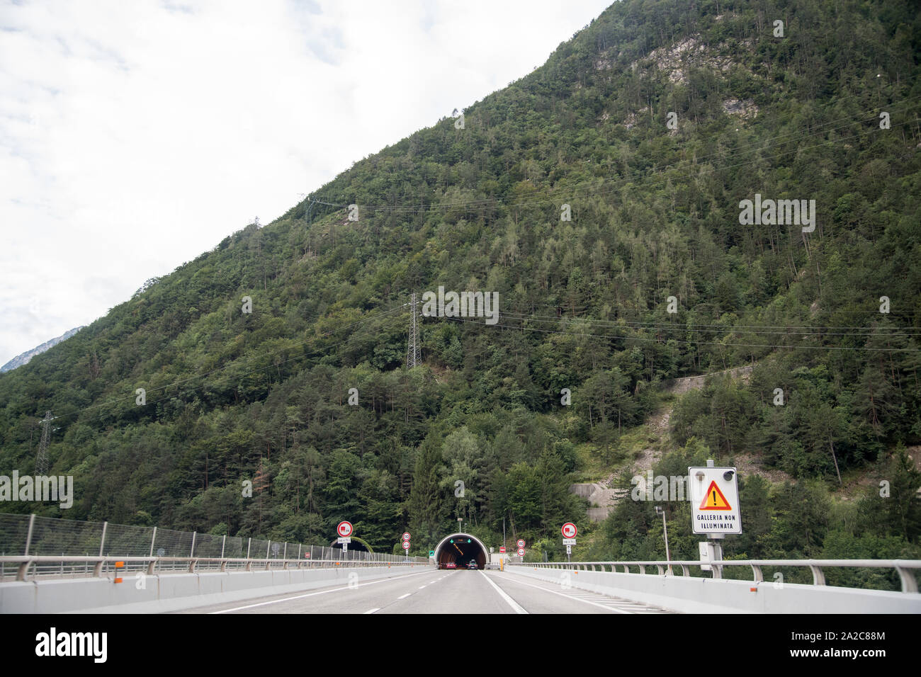 Autostrada AlpeAdriaA23 in der Region Friaul Julisch