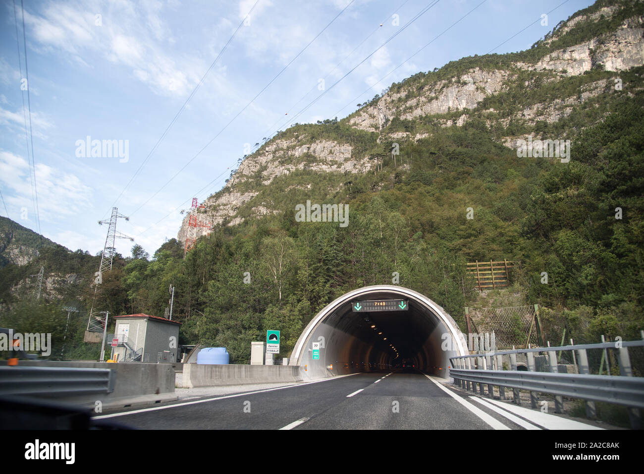 Autostrada AlpeAdriaA23 in der Region Friaul Julisch