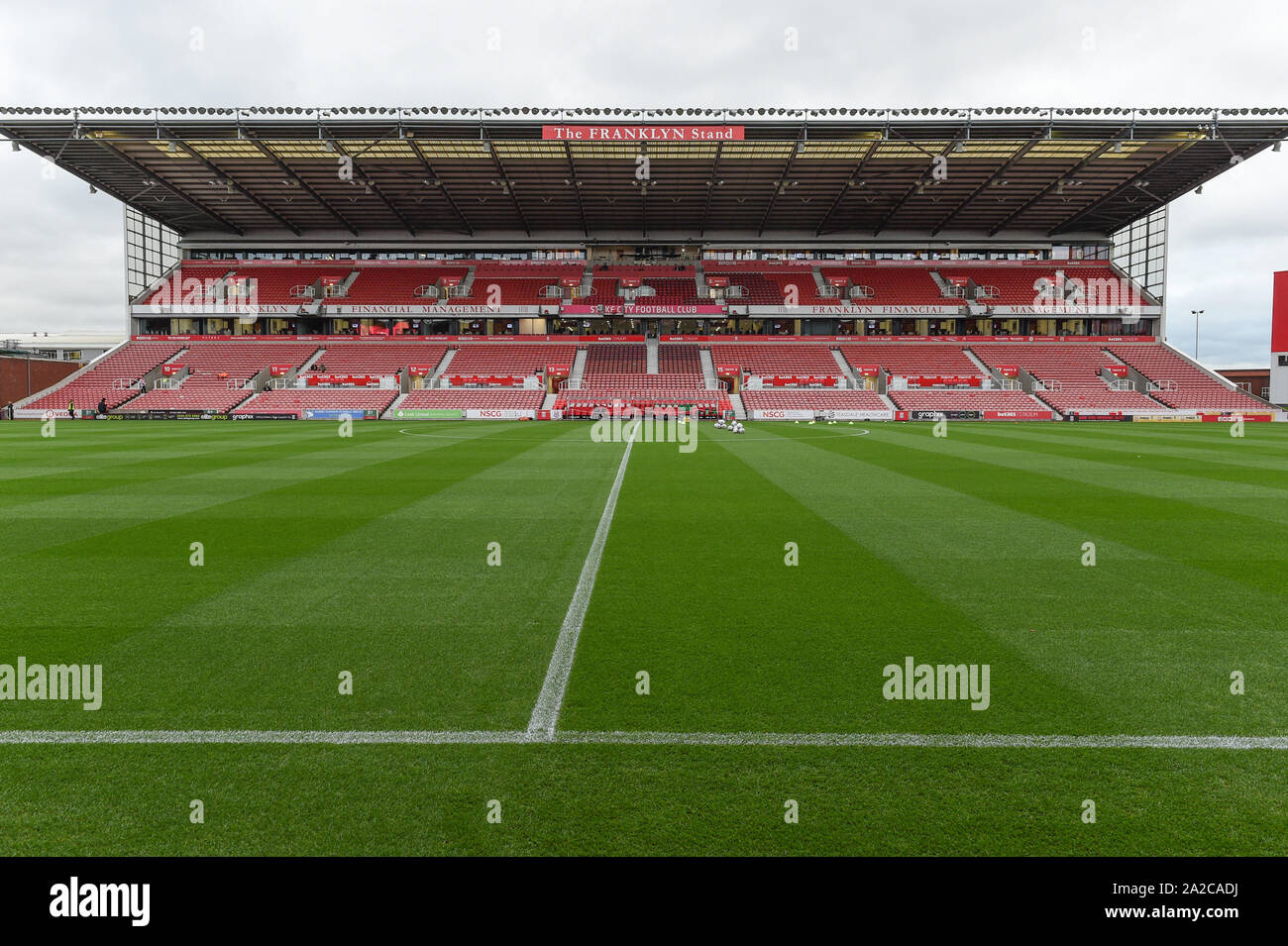 1. Oktober 2019, Bet365 Stadium, Stoke-on-Trent, England; Sky Bet Meisterschaft, Stoke City v Huddersfield Town: Credit: Richard Long/News Bilder Stockfoto