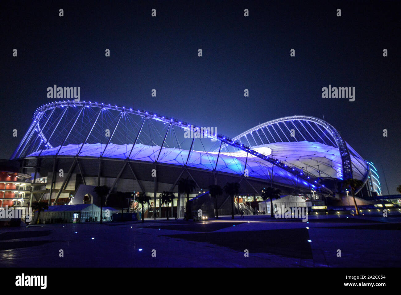 Khalifa International Stadium. IAAF Leichtathletik WM, Doha 2019 Stockfoto