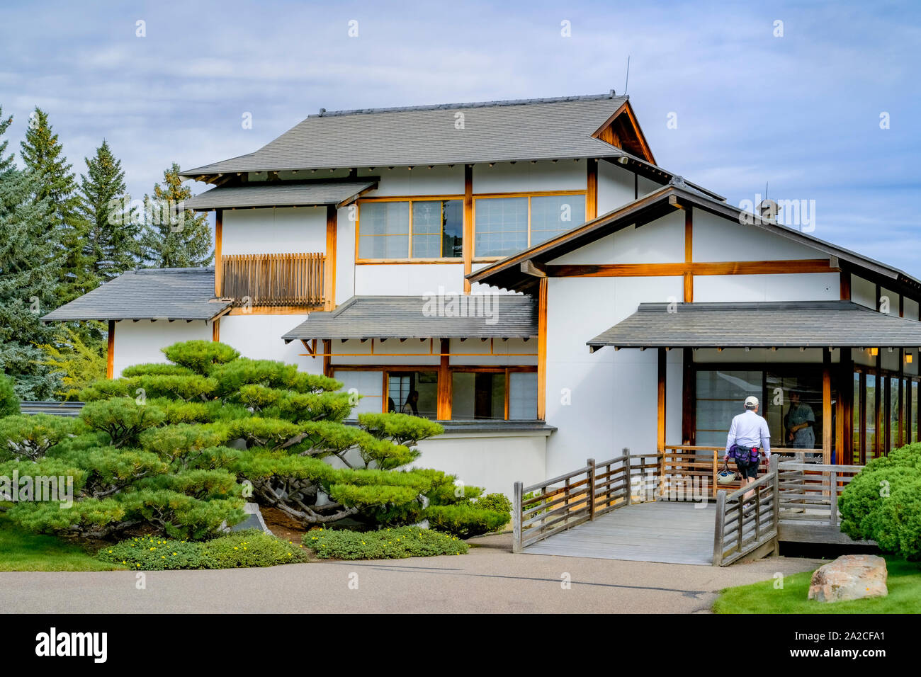 Nikka Yuko Japanese Garden, Lethbridge, Alberta, Kanada Stockfoto