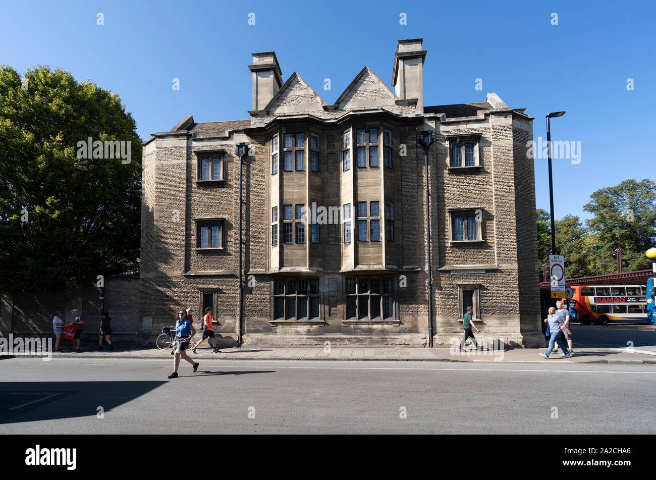 Emmanuel College Emmanuel Street Cambridge 2019 Stockfoto