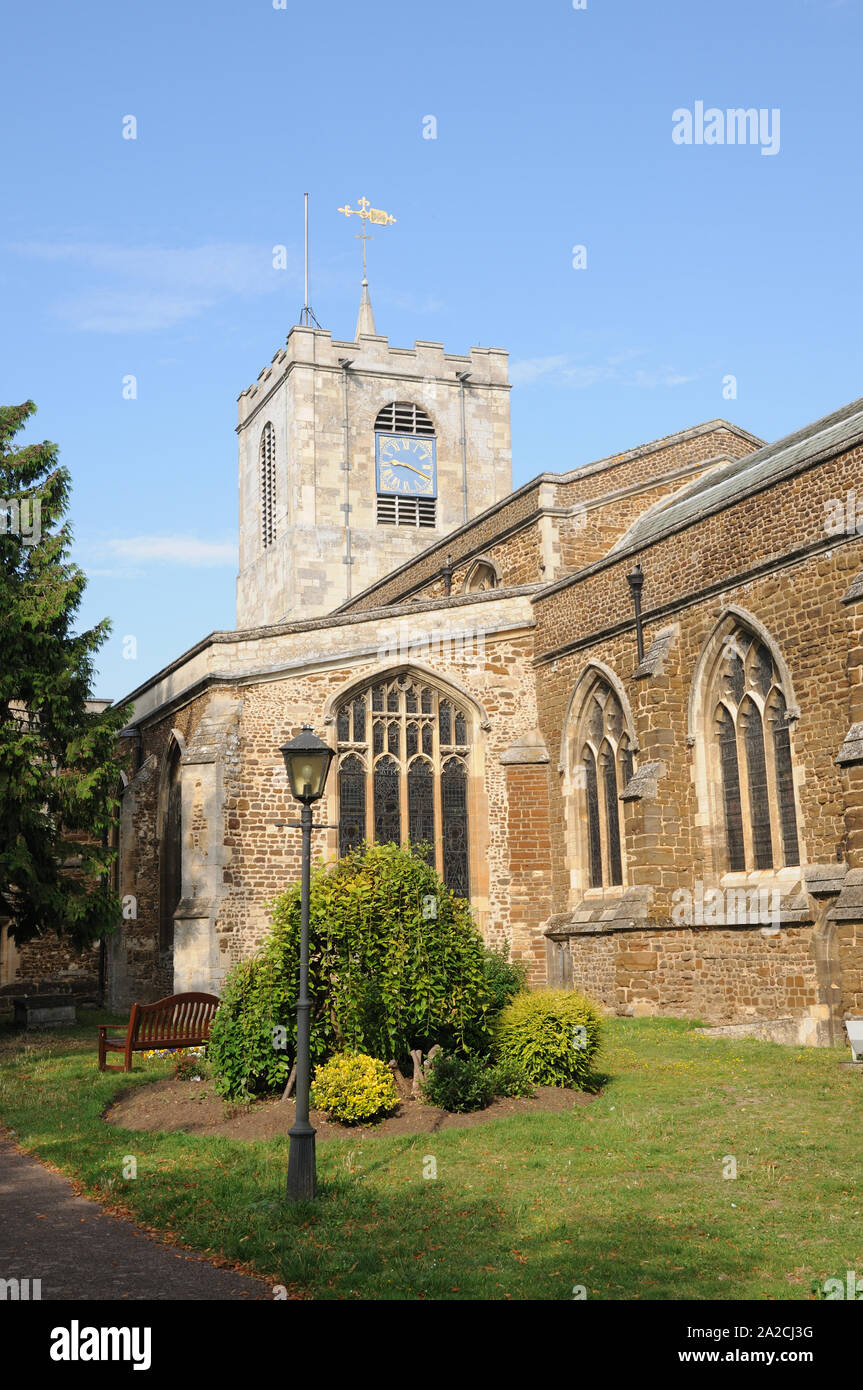 St Andrews Kirche, Biggleswade, Bedfordshire Stockfoto