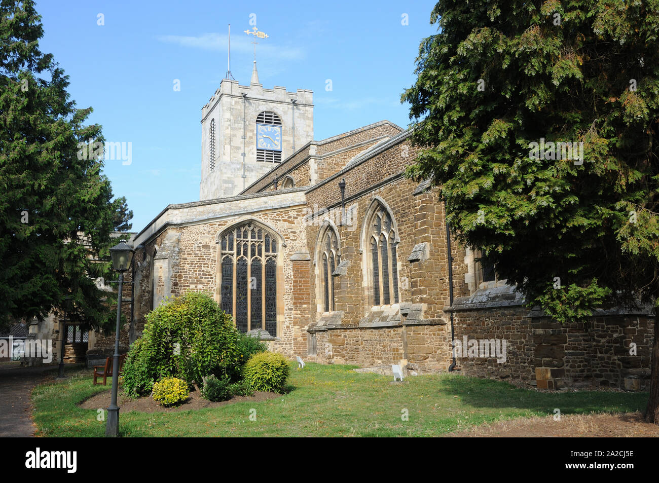 St Andrews Kirche, Biggleswade, Bedfordshire Stockfoto