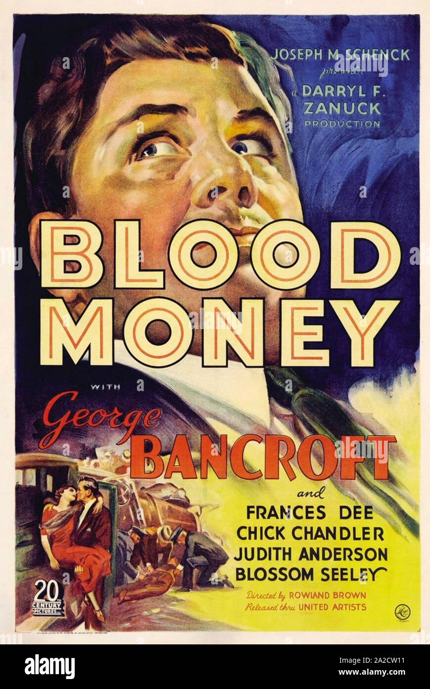 BLOOD MONEY 1933 20 Bilder Film mit George Bancroft Stockfoto