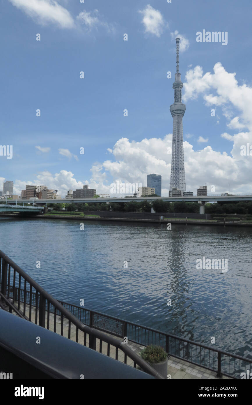 Tokio - Tokyo (Skytree Sukaitsurī 東京スカイツリー, Tōkyō) Stockfoto