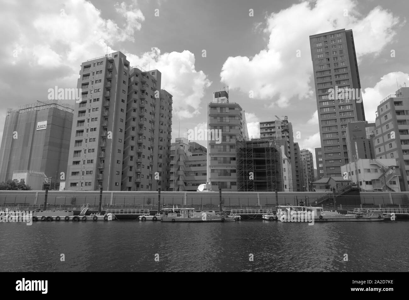 Tokio - Sumida River (隅田川 Sumida-gawa Stockfoto