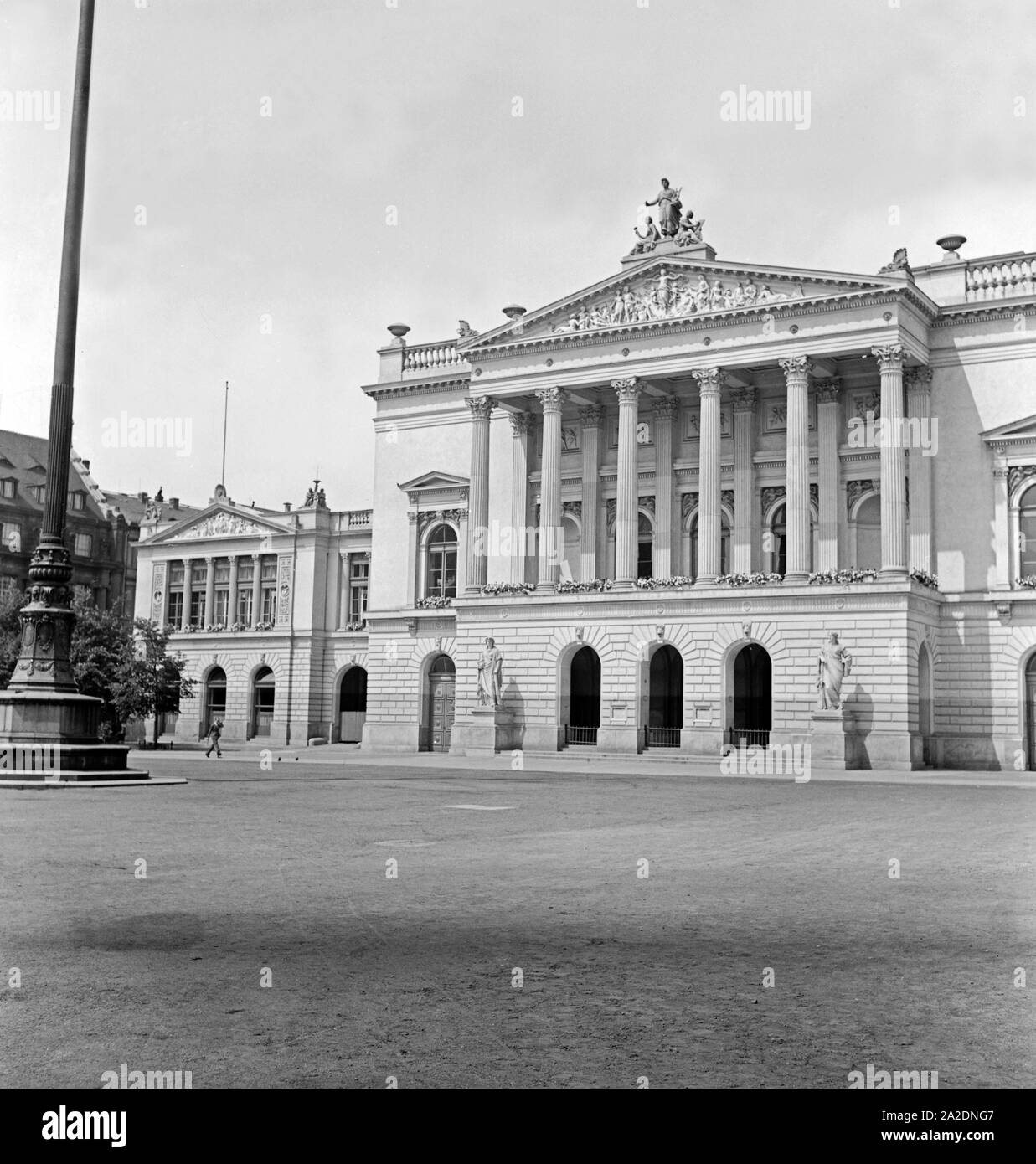 Oper Sterben in Leipzig, Deutschland 1930er Jahre. Die Oper Leipzig, Deutschland 1930. Stockfoto