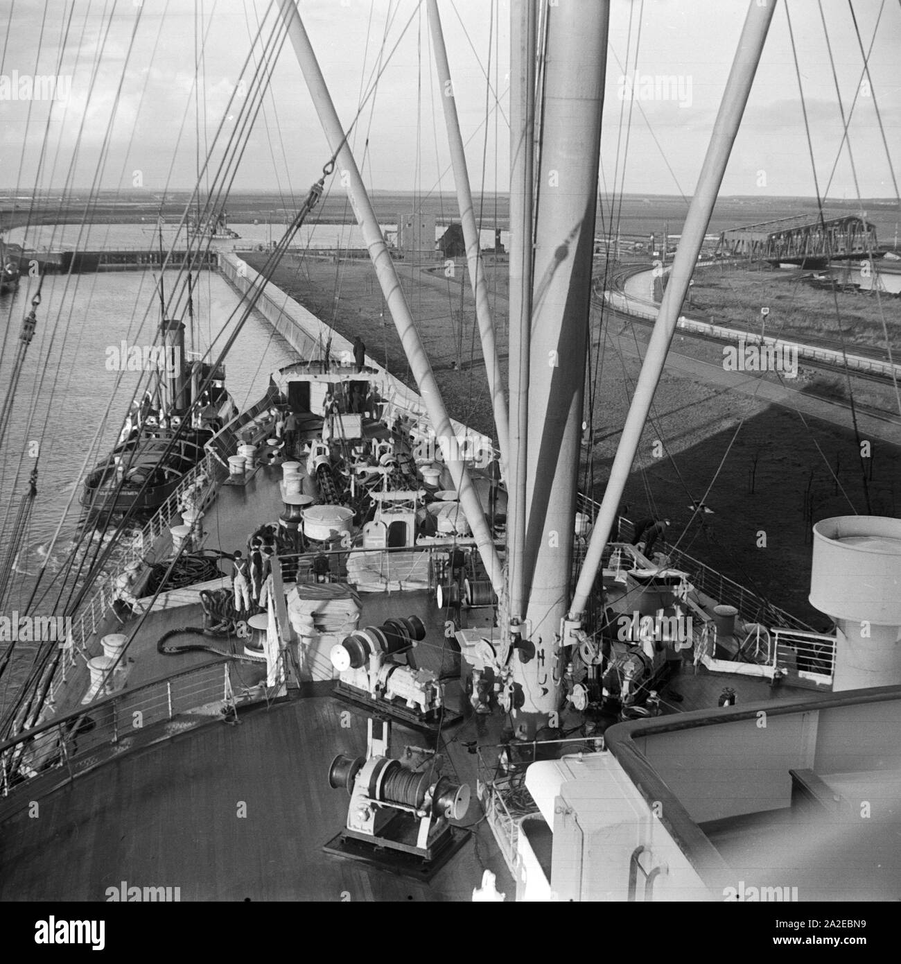 Das 1928 gebaute deutsche Passagierschiff 