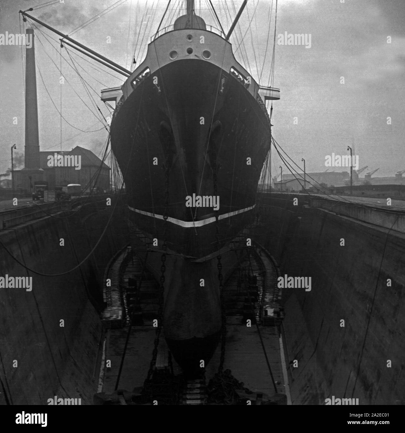 Das 1928 gebaute deutsche Passagierschiff