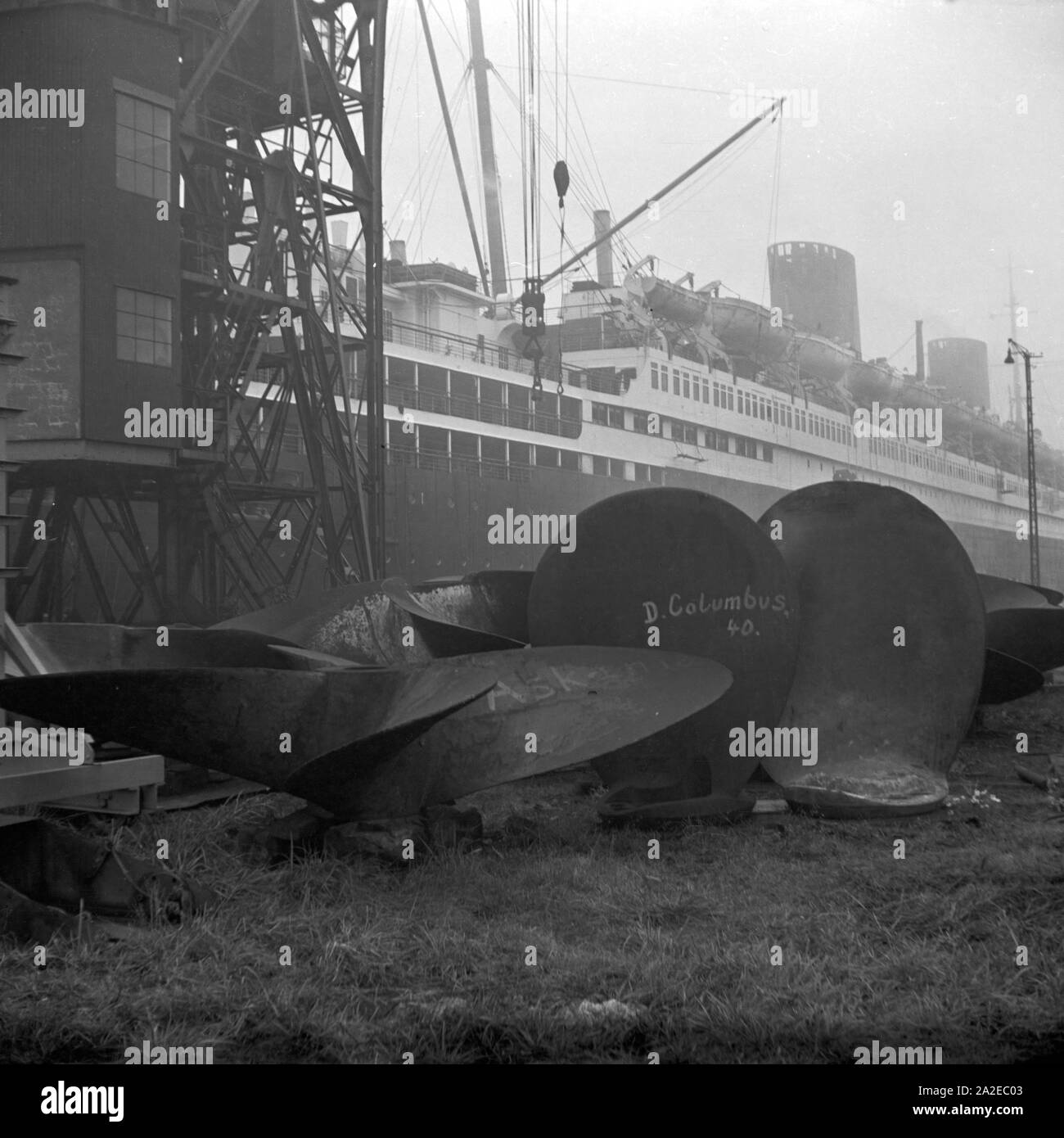 Das 1928 gebaute deutsche Passagierschiff 