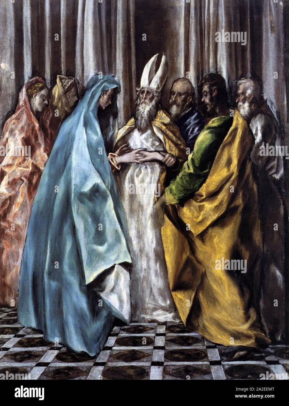 El Greco - Die Ehe der Jungfrau Stockfoto