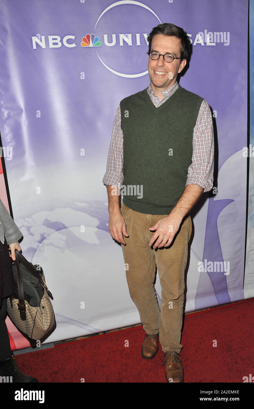 In Pasadena, Kalifornien. Januar 15, 2011: Ed Helms an der NBC Universal Winter 2011 Presse Rundgang im Langham Huntington Hotel, Pasadena. © 2011 Paul Smith/Featureflash Stockfoto