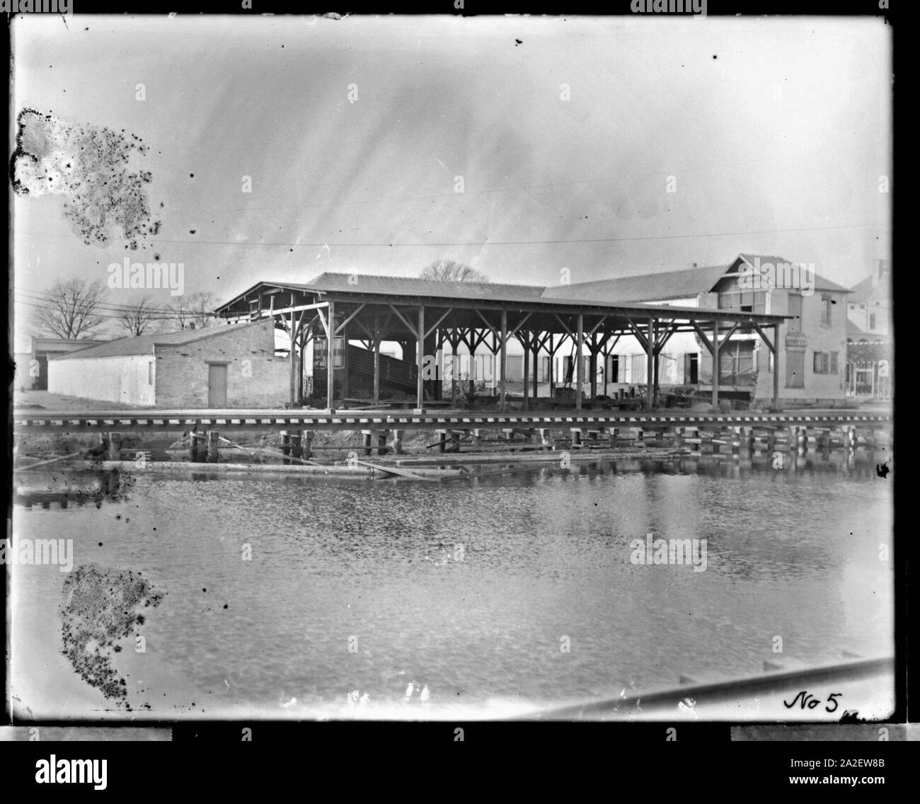 Electric Power Plant 181-V--0005. Stockfoto