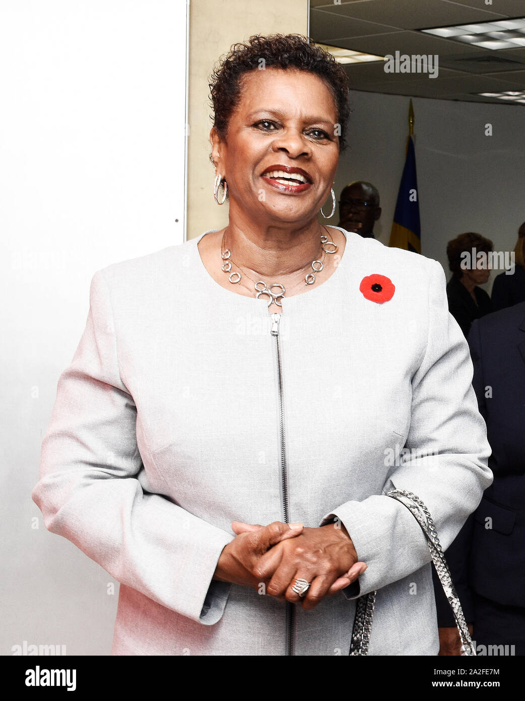 Generalgouverneur von Barbados: Ihre Exzellenz Dame Sandra Maurer Stockfoto