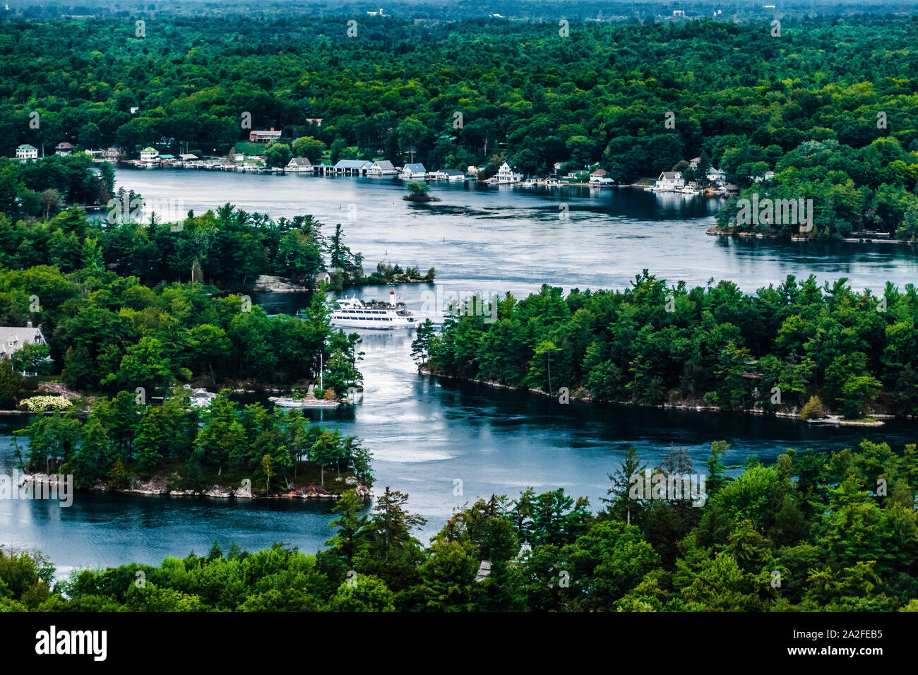 Tausend Inseln in Ontario, Kanada. Stockfoto