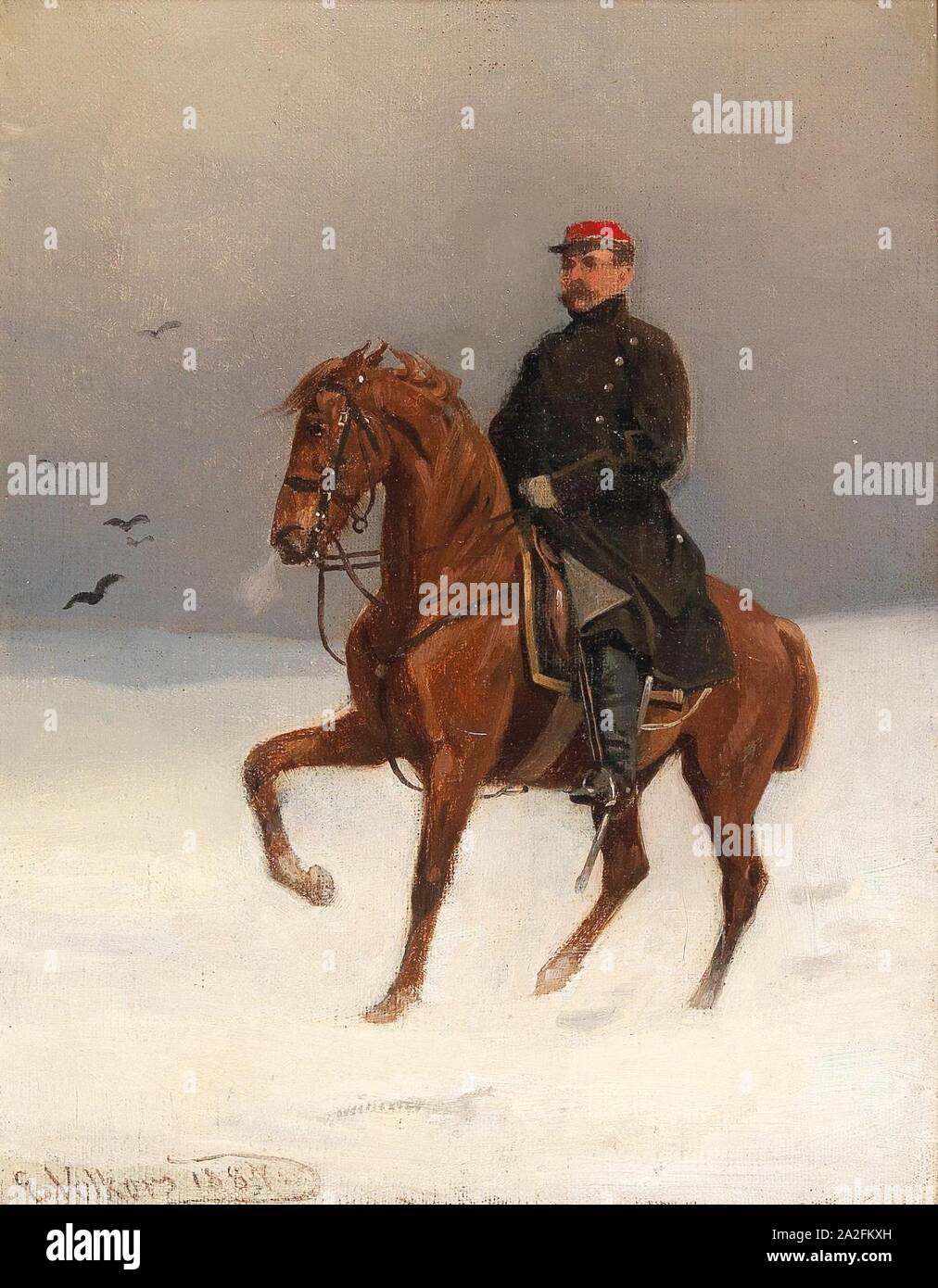 Emil Volkers-Soldat. Stockfoto