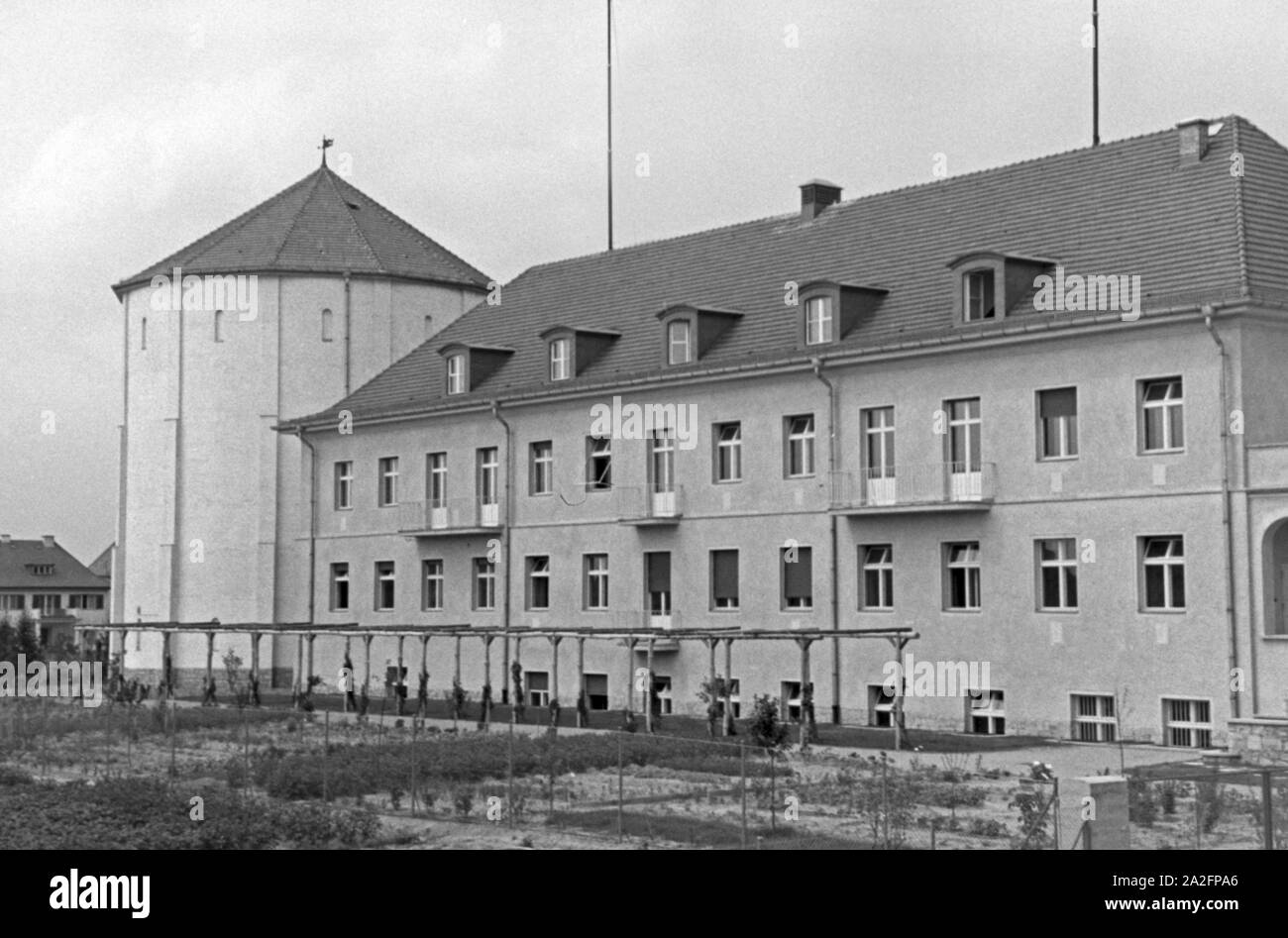 Seminarraum des Kaiser-Wilhelm-Instituts für Physik in Berlin Dahlem, Deutschland 1930er Jahre. Bau des Kaiser-Wilhelm-Instituts für Physik in Berlin Dahlem, Deutschland 1930. Stockfoto