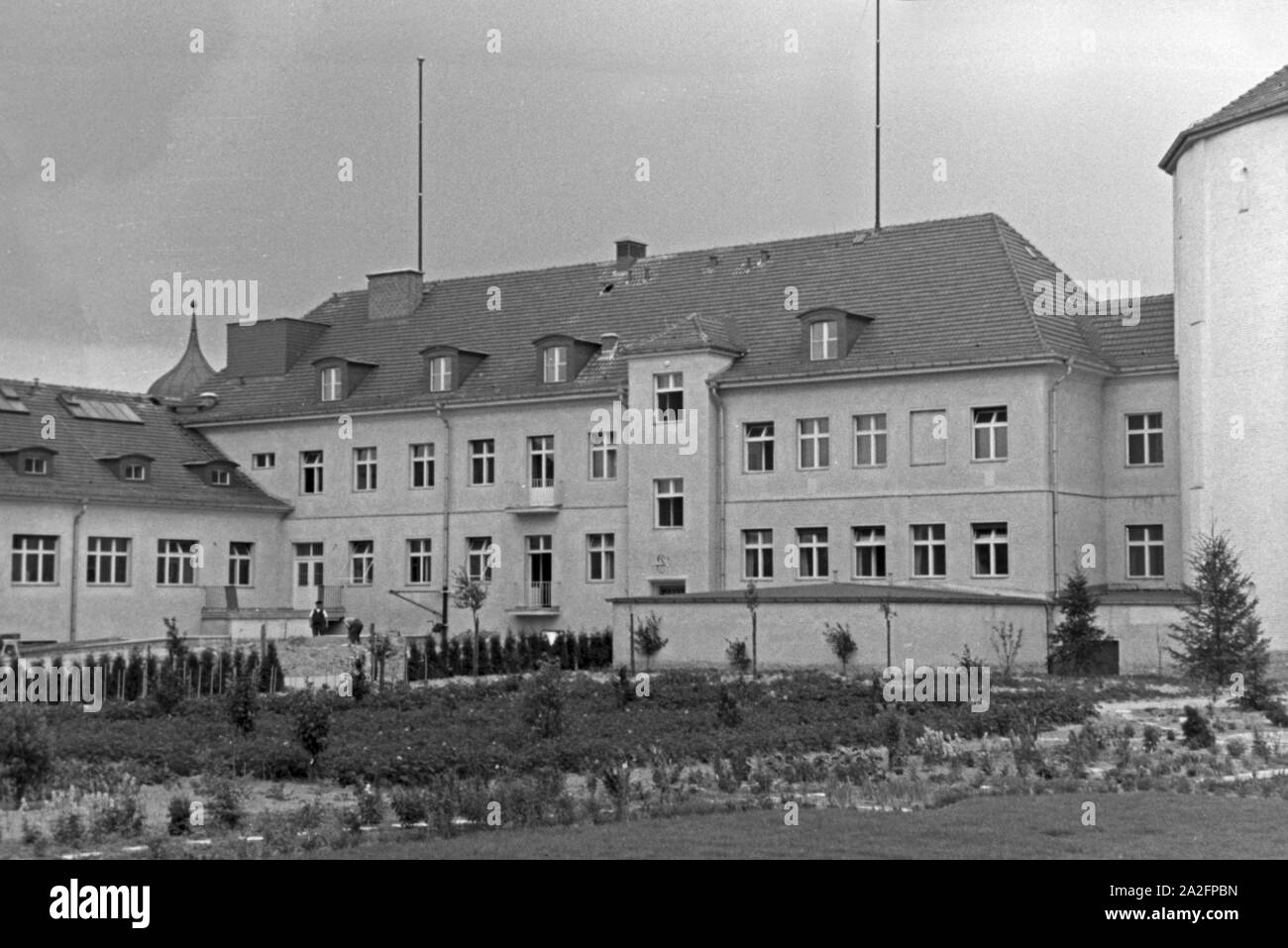 Seminarraum des Kaiser-Wilhelm-Instituts für Physik in Berlin Dahlem, Deutschland 1930er Jahre. Bau des Kaiser-Wilhelm-Instituts für Physik in Berlin Dahlem, Deutschland 1930. Stockfoto